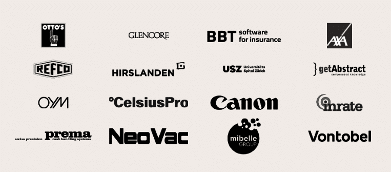 Logos der Kunden von soxes